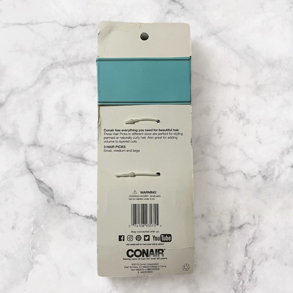 Conair Lift & Define Hair Picks NWT - Picture 3 of 3